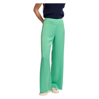 Kocca Wide Trousers, female, Green, Size: XL Relaxed Casual Full Length Trousers