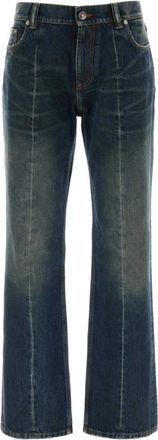 Versace Flared Jeans - Dames - Flared Jeans - Blauw - W25 - Denim - Jeans