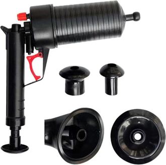 OEM Desatascador De Inodoros Con Aire Comprimido, Herramienta Para Limpiar Desag&uuml;es De Fregaderos De Cocina, Desatascador De Tuber&iacute;as Profesional Con Vent