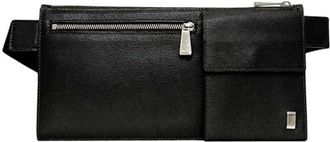 Dunhill Brown Dark Brown Leather Sling Bag (Pre-Owned)