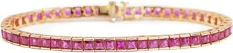 Izabel Display Bracciale Square Tennis - Rosa