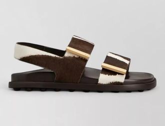 Tod's pony hair sandals