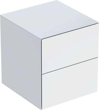 Keramag Keramag - Geberit One Armario Lateral Con Dos Cajones, 45x49.2x47cm