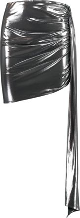 Magda Butrym Womens Draped Sheath Skirt - Grey - Size EU 36 (Womens)