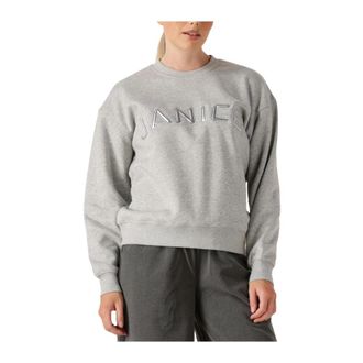 Janice Grijze Andy Sweater voor Dames - Dames - Sweatshirts - Grijs - XL - Katoen - Hoodies & sweatvesten