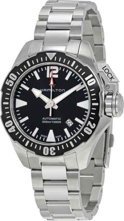 Hamilton Khaki Navy Frogman Automatic Black Dial Mens Watch H77605135