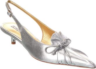Schutz Zane Metallic Leather Sandal