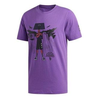 adidas x Marvel Dame Blk Pnthr Panther Lillard Marvel Avengers Basketball s T Mens Purple FI6370