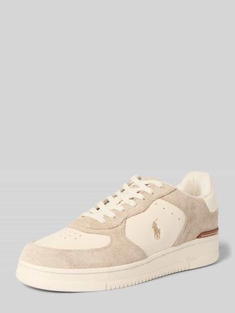 Polo Ralph Lauren Sneaker mit Schn&uuml;rverschluss in Beige, Gr&ouml;&szlig;e 41