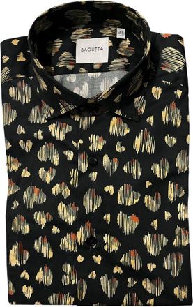 Bagutta Multicolor Cotton Men Mens Shirt
