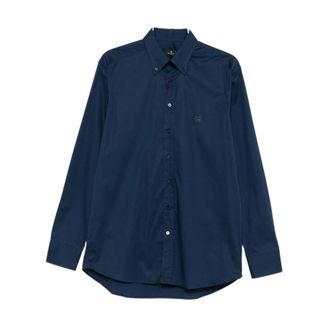 Etro Blauw Overhemd voor Mannen - Heren - Casual Overhemden - Blauw - 2XL - Katoen - Overhemden