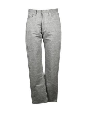 Maison Margiela Grey Cotton Straight-Leg Jeans