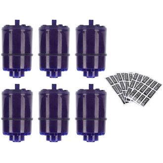 OEM Filtro De Agua Para Grifo Compatible Con El Sistema De Filtraci&oacute;n Rf-9999, Accesorios De Cocina De Repuesto Con Adhesivos, 6 Unidades -crezuo