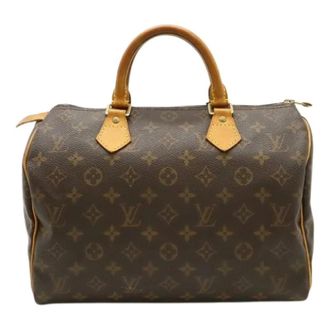Louis Vuitton Pre-owned Handbags, female, Brown, Size: ONE SIZE Pre-owned Monogram Speedy 30 Handbag