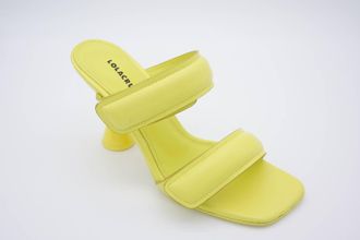 Lola Cruz Womens Treviso Heeled Sandals In Kiwi