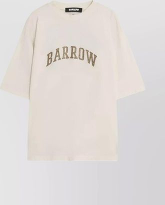 Barrow unisex graphic print crew neck t-shirt