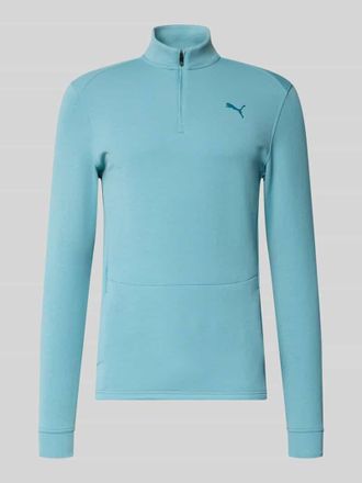 Puma Sweatshirt mit Label-Detail Modell CLOUDSPUN in Aqua, Gr&ouml;&szlig;e XXL