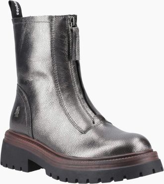 Hush Puppies Womens Roxanna Womens Ankle Boots - Silver - Size: 3