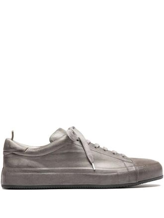 Officine Creative Easy DD 001 Ignis suede sneakers - men - Calf Leather/Rubber/Calf Leather - 41 1/2 - Grey