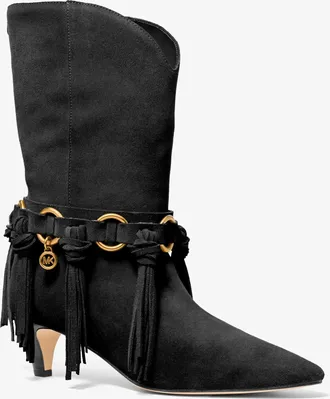 Michael Kors Daniela Fringe Suede Boot
