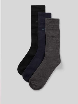HUGO BOSS Socken aus Baumwoll-Mix im 3er-Pack mit Geschenkbox in Black, Gr&ouml;&szlig;e 40-46
