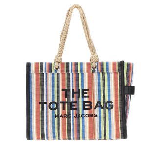 Marc Jacobs Striped mesh large tote bag Woman One Size
