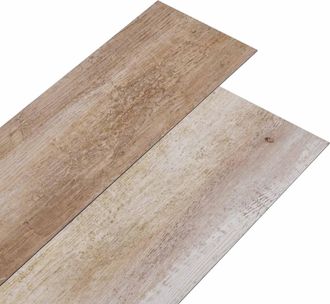 vidaXL Laminas De Suelo De Pvc Autoadhesivas Madera Lavada Vidaxl