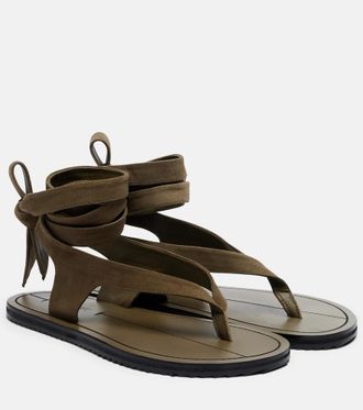 A.Emery Elmer suede thong sandals
