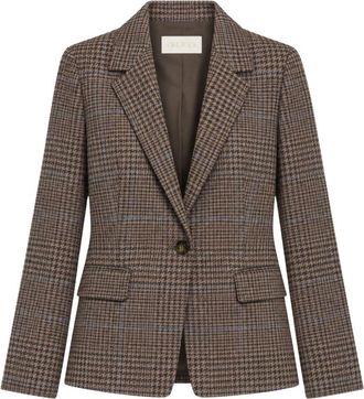 iBlues Ibllatino Blazer - Dames - Blazers - Bruin - M - Leer - Jassen