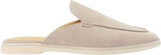 Scarosso Lucrezio Sand Suede - Heren - Slip ons - Beige - 43 EU - Su&egrave;de - Schoenen