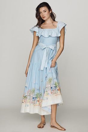 En Saison Dawn 100% Cotton Midi Dress