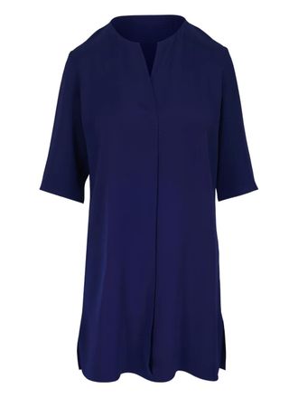 Peter Cohen V-neck mini dress - Blue