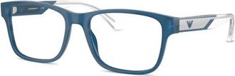 Emporio Armani Ea 3239 6092 Optical Frame - Heren - Brillen - Blauw - 55 MM - Accessoires
