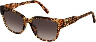 Marc Jacobs Gradient Dark Grey Square Ladies Sunglasses MARC 734/F/S H7P 54