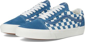 Vans Old Skool Shoes Checkerboard Navy/White : Mens 11 - Womens 12.5 Medium, Canvas/Leather/Suede