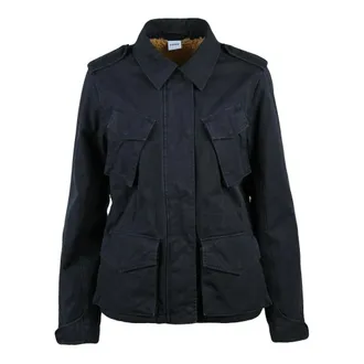 Aspesi Jassen, Dames, Blauw, M, Katoen, Sahariana Jas
