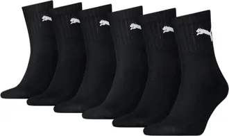 Puma Calzettoni PUMA corti unisex confezione da 6, Abbigliamento, Nero, 35-38