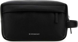 Givenchy Black Leather U Backpack Beauty Case