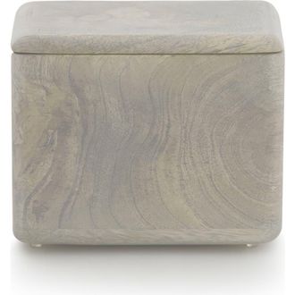 Kassatex Fiji Mango Wood Cotton Jar in White Wash at Nordstrom Rack