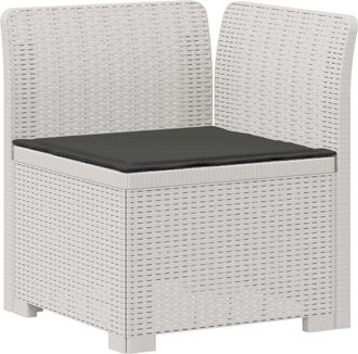 vidaXL Sill&oacute;n Individual De Jard&iacute;n Con Coj&iacute;n Apariencia De Ratan Pp Vidaxl