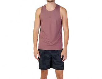 Fox Mens Rep Tank Top In Cordovan Red