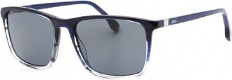 HUGO BOSS BOSS 1434/S 0HVE IR Blue Horn Grey/Grey