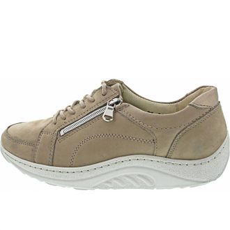 Waldl&auml;ufer Womens Helli Sneaker In Light Gold Corda