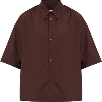STUDIO NICHOLSON Poplin Short-sleeved Shirt