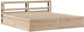 vidaXL Vidaxl - Estructura de cama con cabecero madera maciza de pino 200x200cm