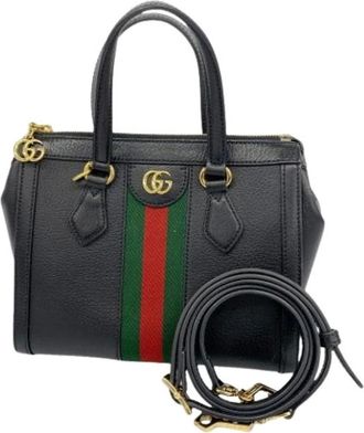 Gucci Pre-owned Handbags, female, Black, Size: ONE SIZE Pre-owned Handbag