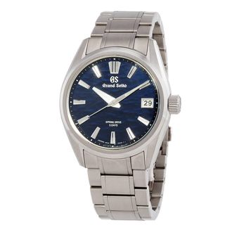 Grand Seiko Evolution 9 Automatic Lake Suwa Dark Blue Dial Mens Watch SLGA021G