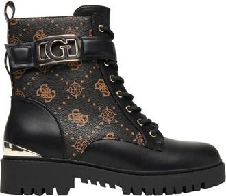 Guess Schoenen, Dames, Veelkleurig, 37 EU, Leer, Oranda 2 Veterboot