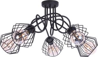 OEM L&aacute;mpara Colgante De Techo Tipo Loft Con Led De Alambre Moderna