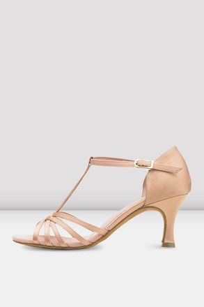 Bloch BLOCH Ladies Nicola Lightweight Latin Shoes, Rose Leather